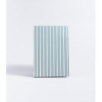 Caderno Listrado Verde & Cinza